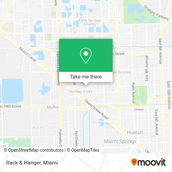 Rack & Hanger map