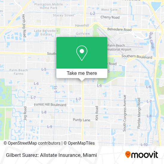 Gilbert Suarez: Allstate Insurance map