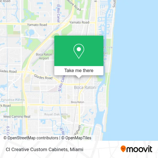 Cl Creative Custom Cabinets map