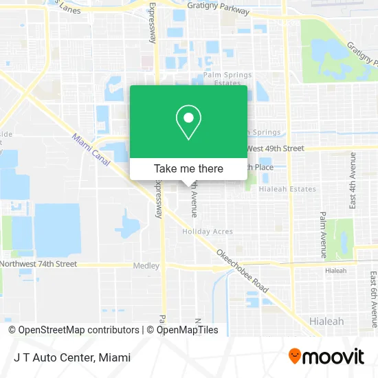 J T Auto Center map