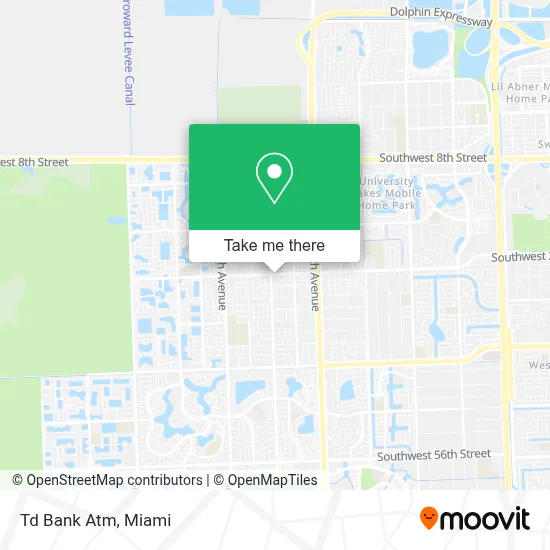 Td Bank Atm map
