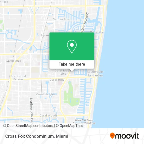 Cross Fox Condominium map