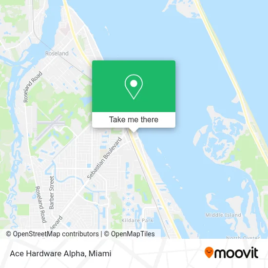 Ace Hardware Alpha map