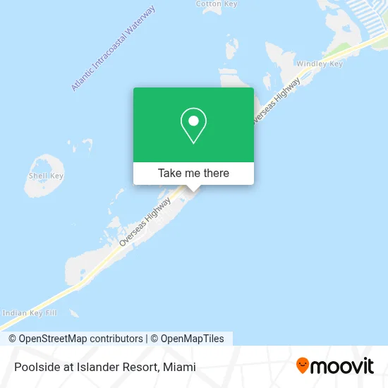 Poolside at Islander Resort map