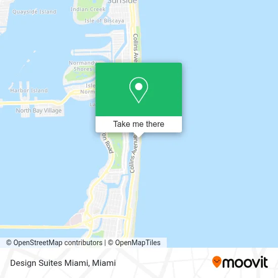 Design Suites Miami map
