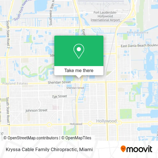 Kryssa Cable Family Chiropractic map