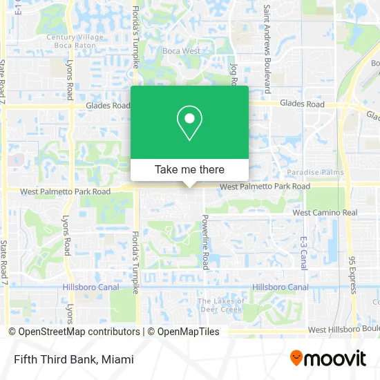 Fifth Third Bank map