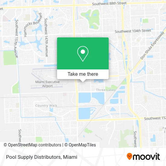 Pool Supply Distributors map