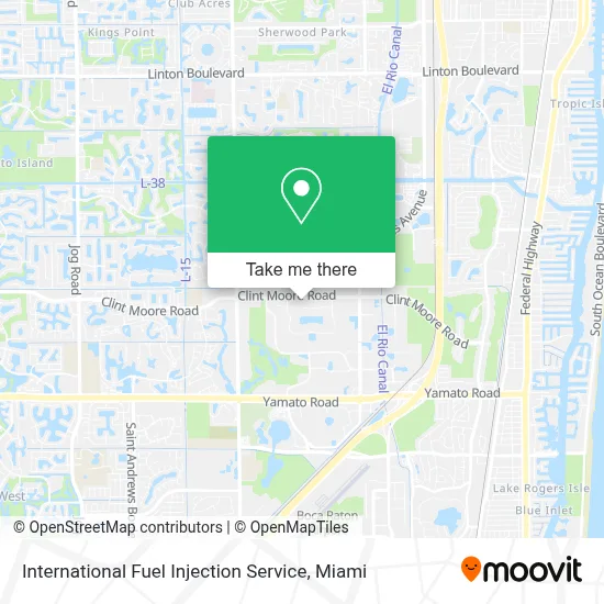 International Fuel Injection Service map