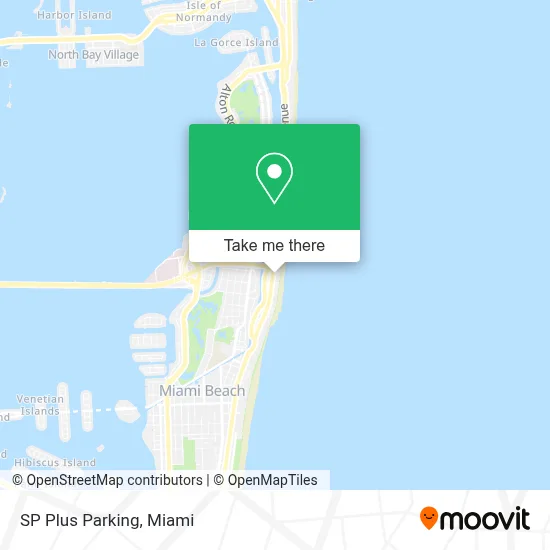 SP Plus Parking map