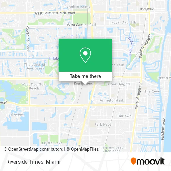 Riverside Times map