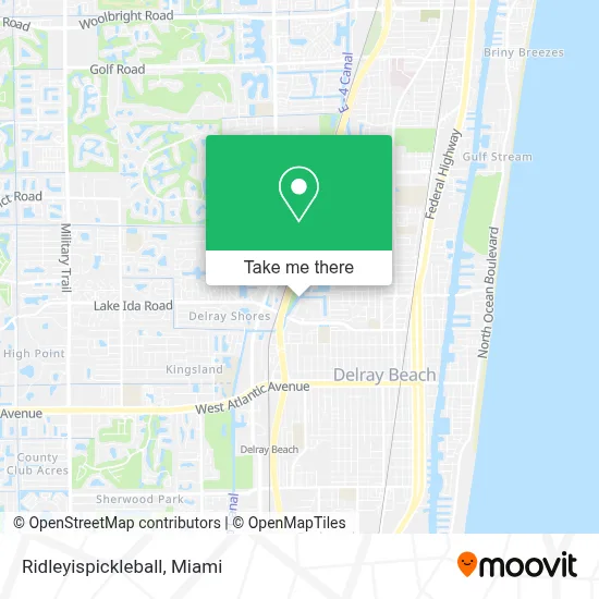 Ridleyispickleball map