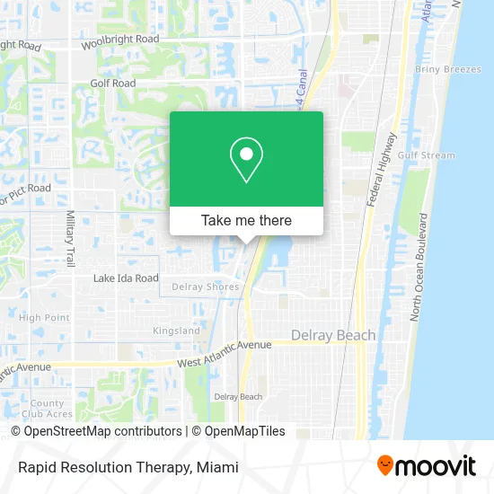 Rapid Resolution Therapy map