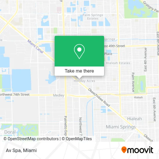 Av Spa map