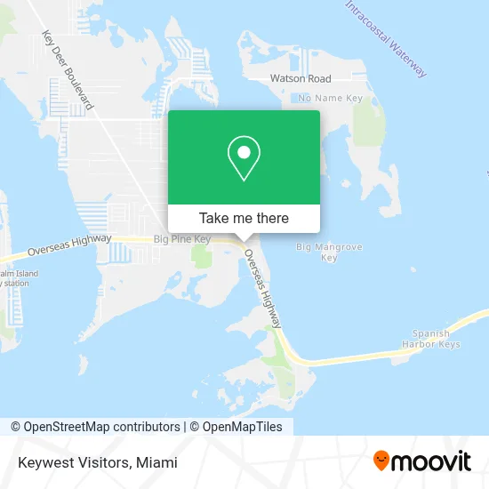 Keywest Visitors map