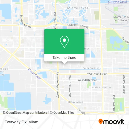 Everyday Fix map