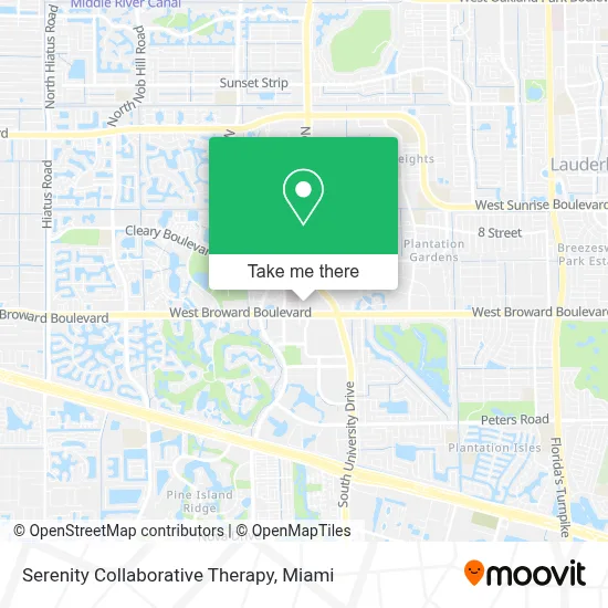 Serenity Collaborative Therapy map