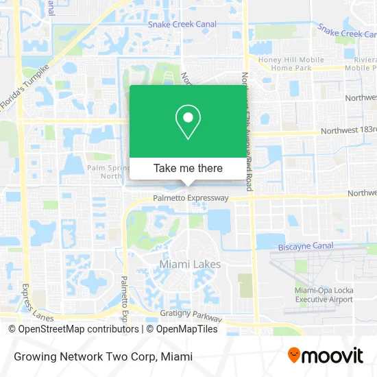 Growing Network Two Corp map