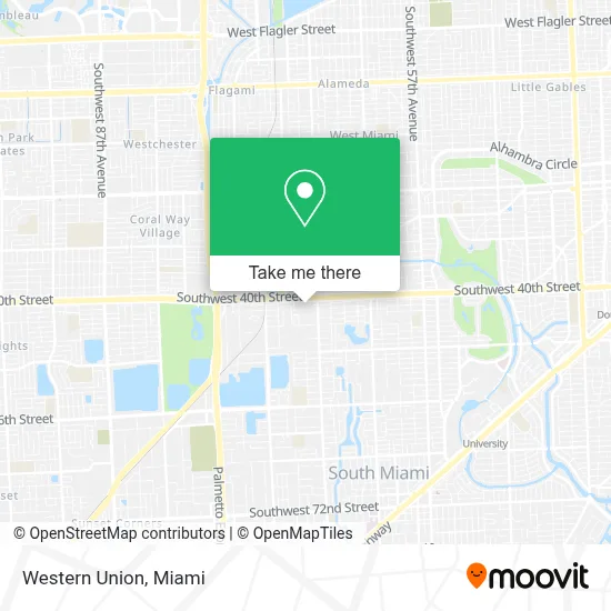 Western Union map