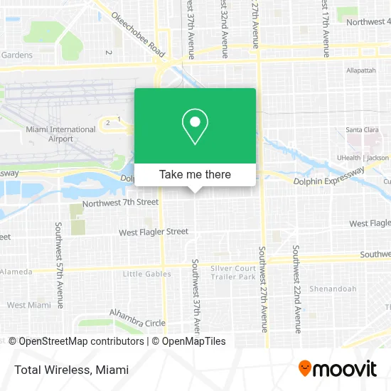 Total Wireless map