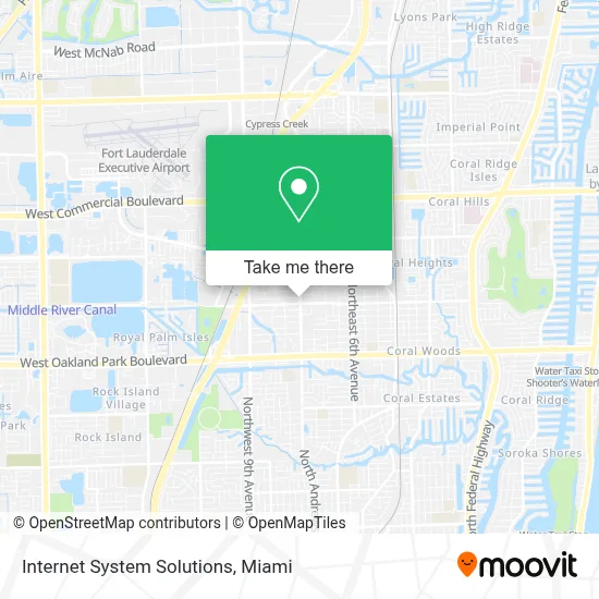 Internet System Solutions map