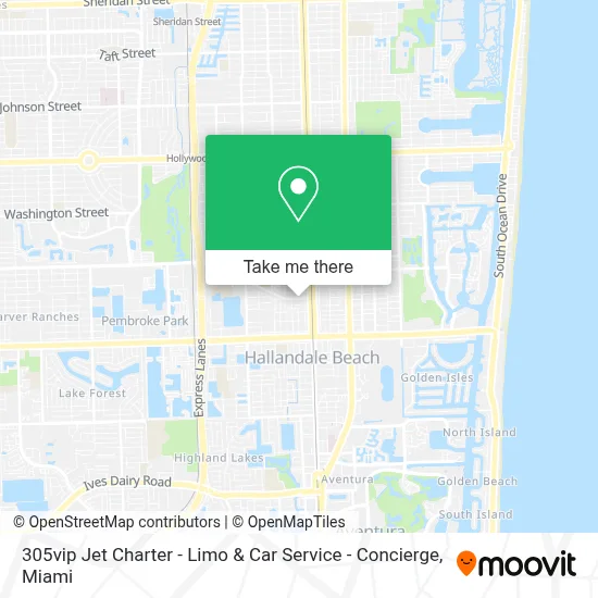 305vip Jet Charter - Limo & Car Service - Concierge map