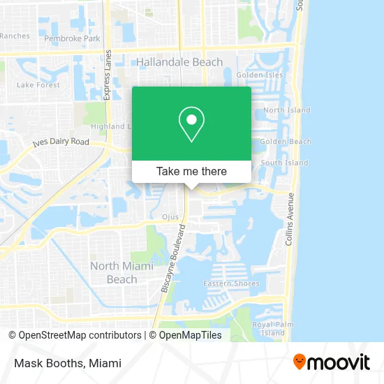 Mask Booths map