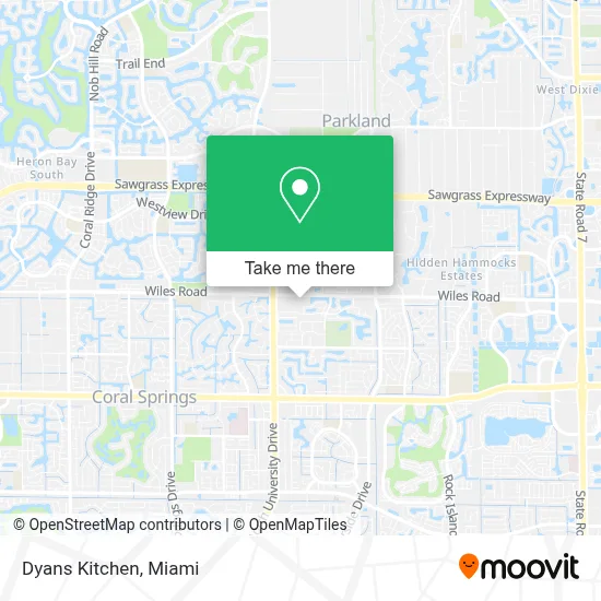 Dyans Kitchen map