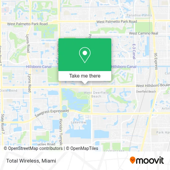 Total Wireless map