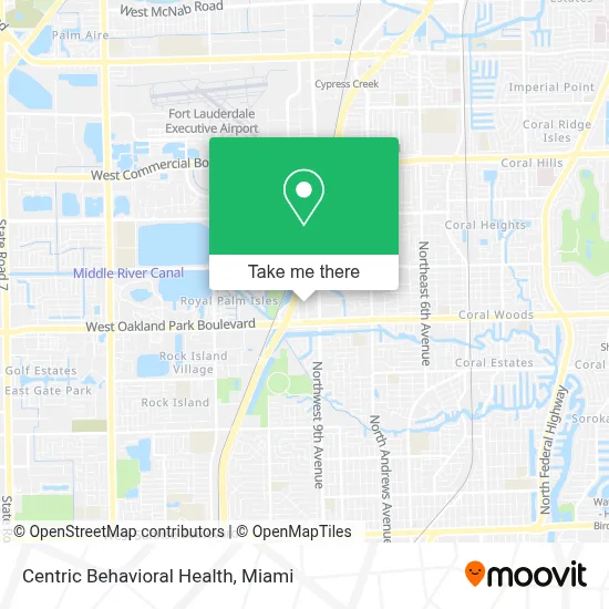 Centric Behavioral Health map