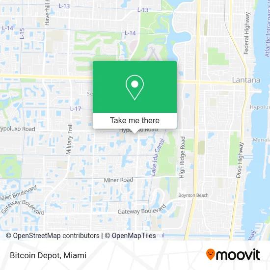 Bitcoin Depot map