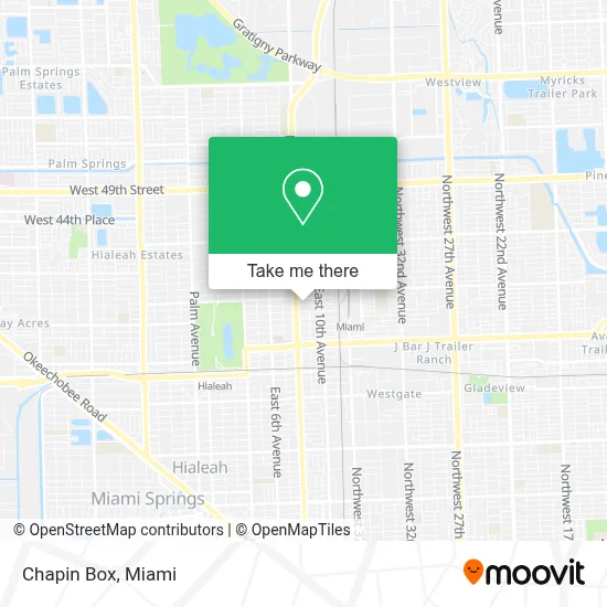 Chapin Box map
