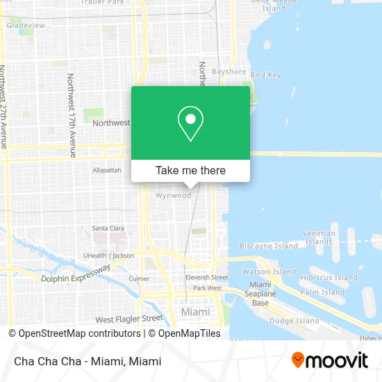 Cha Cha Cha - Miami map