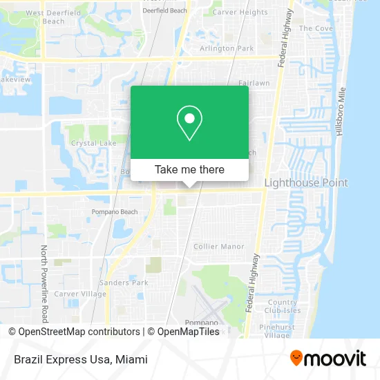 Brazil Express Usa map