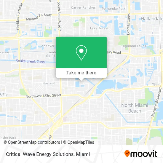 Critical Wave Energy Solutions map