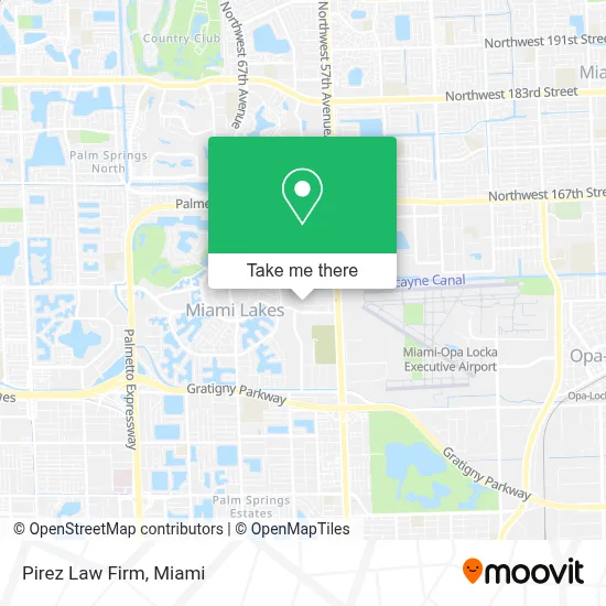 Pirez Law Firm map