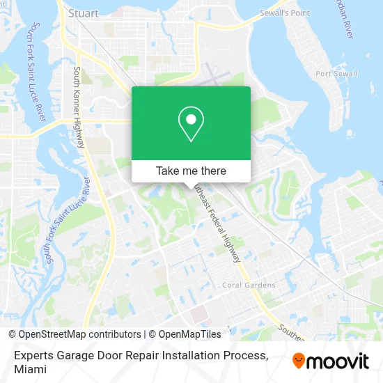 Experts Garage Door Repair Installation Process map