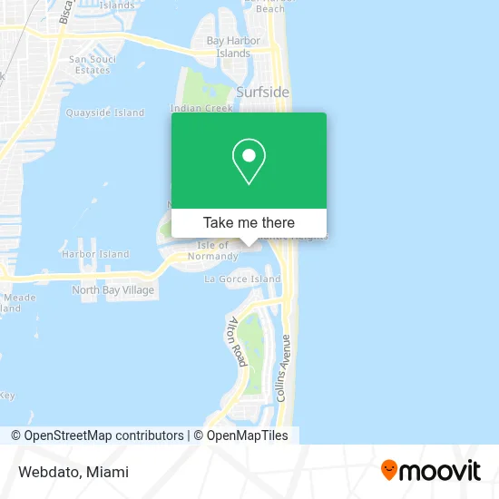 Webdato map