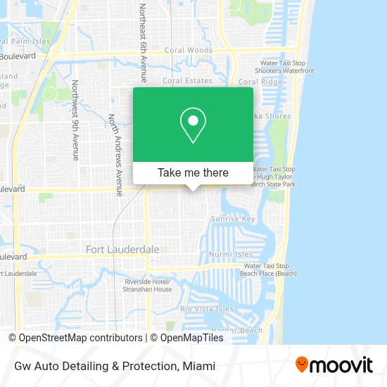 Gw Auto Detailing & Protection map