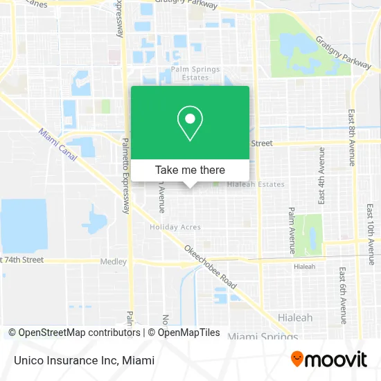 Unico Insurance Inc map