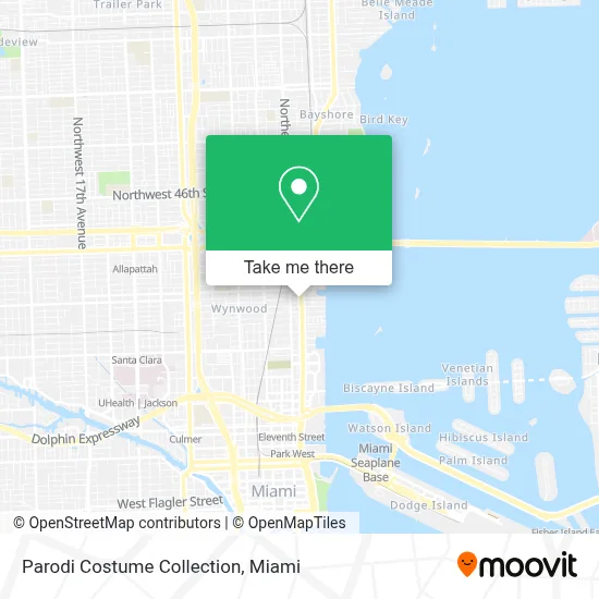 Parodi Costume Collection map