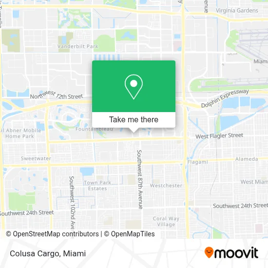 Colusa Cargo map