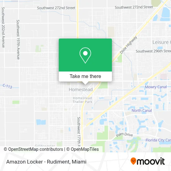 Amazon Locker - Rudiment map