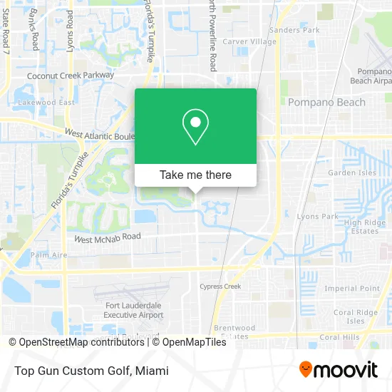 Top Gun Custom Golf map