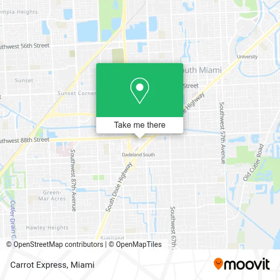 Carrot Express map