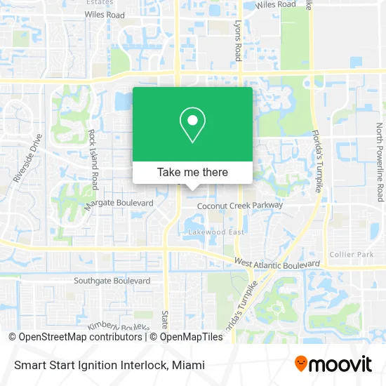Smart Start Ignition Interlock map