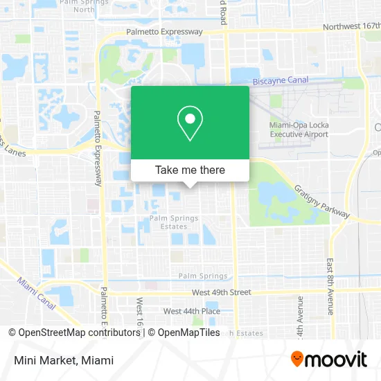 Mini Market map
