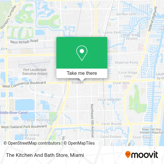 The Kitchen And Bath Store map