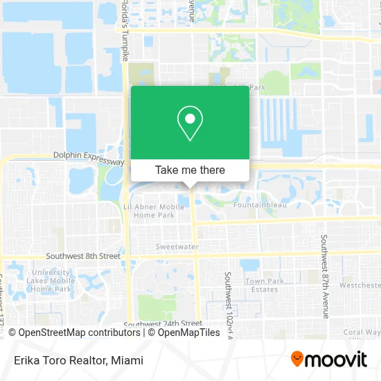 Erika Toro Realtor map