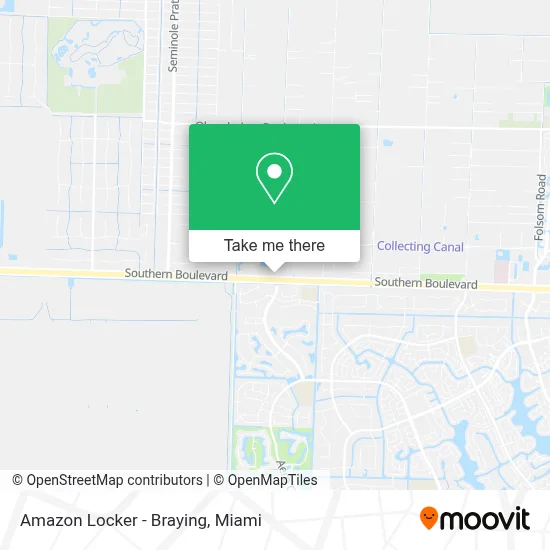 Amazon Locker - Braying map